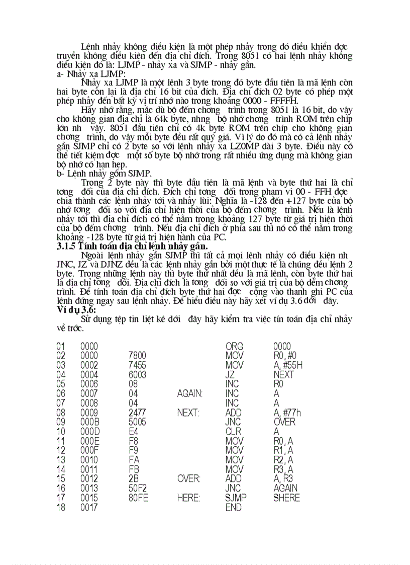 image for page Tạo vòng lặp trong 8051