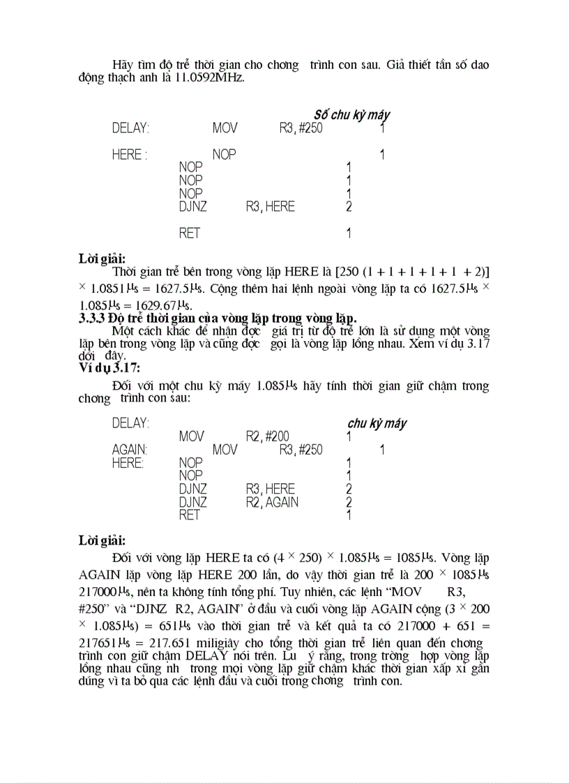 image for page Tạo vòng lặp trong 8051