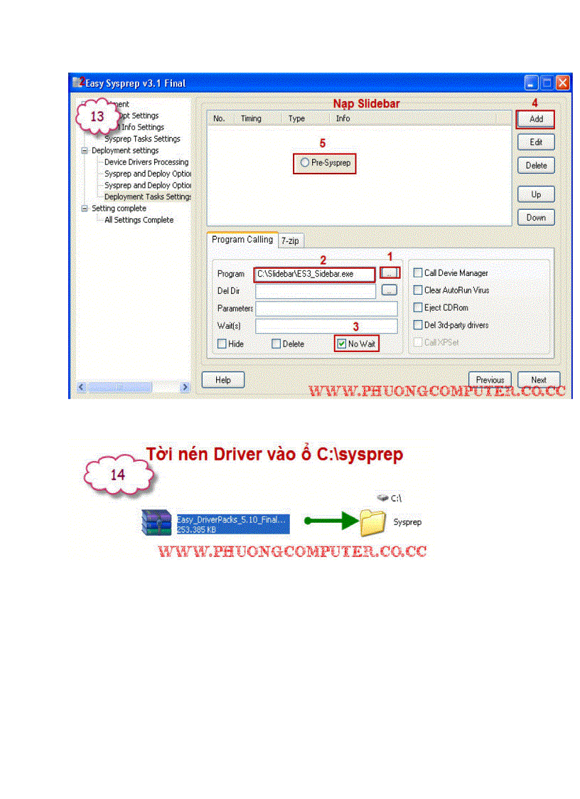image for page Hướng dẫn làm ghost đa cấu hình với phần mềm easy sysprep 3 1