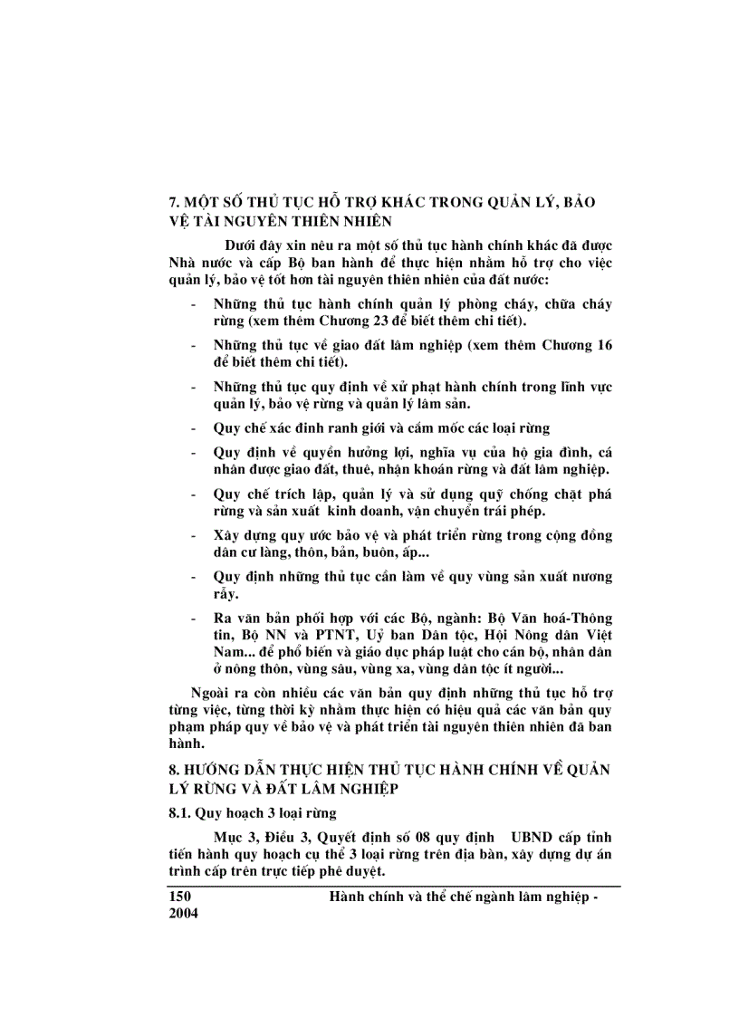 image for page Thủ tục hành chính về quản lý rừng đất lâm nghiệp và hướng dẫn thực hiện
