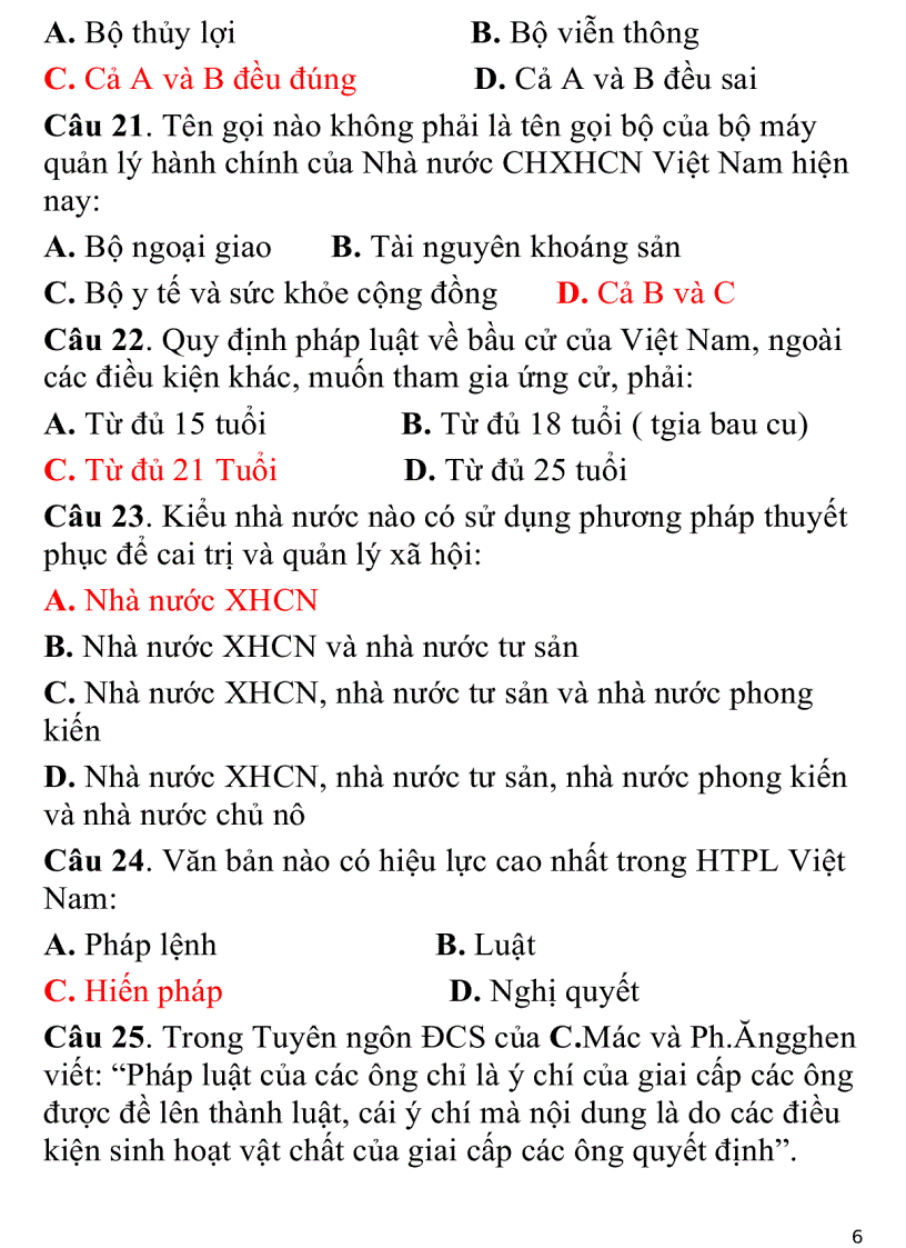 image for page 700 câu hỏi trắc nghiệm luật đại cương