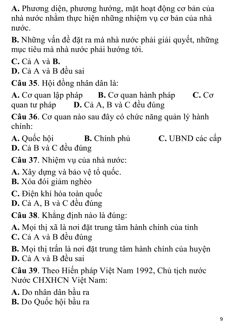 image for page 700 câu hỏi trắc nghiệm luật đại cương