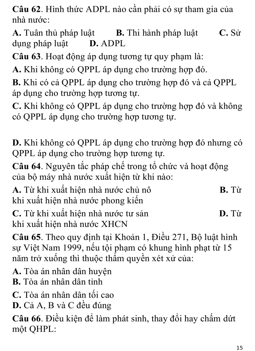 image for page 700 câu hỏi trắc nghiệm luật đại cương