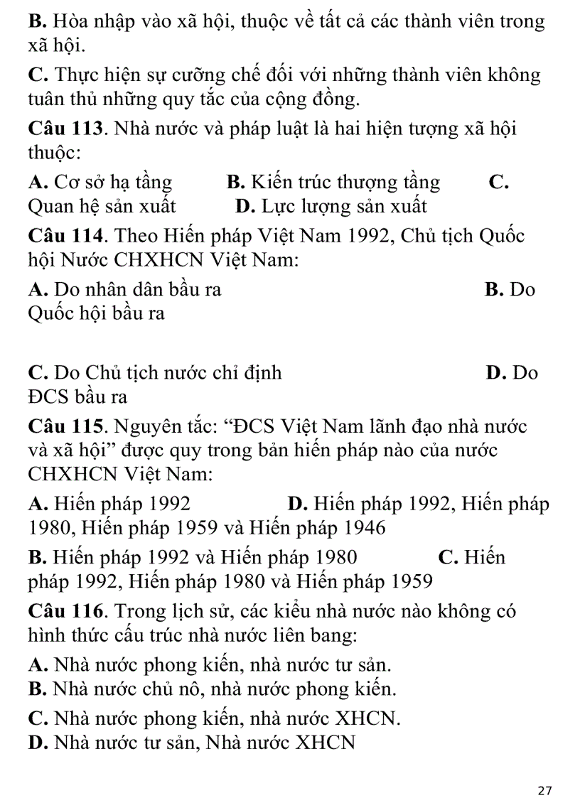 image for page 700 câu hỏi trắc nghiệm luật đại cương