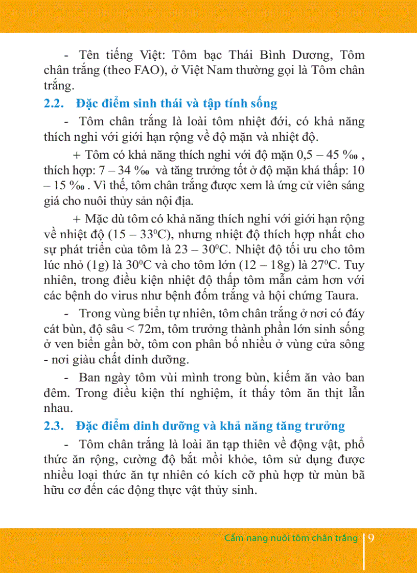 image for page Cẩm nang nuôi tôm chân trắng