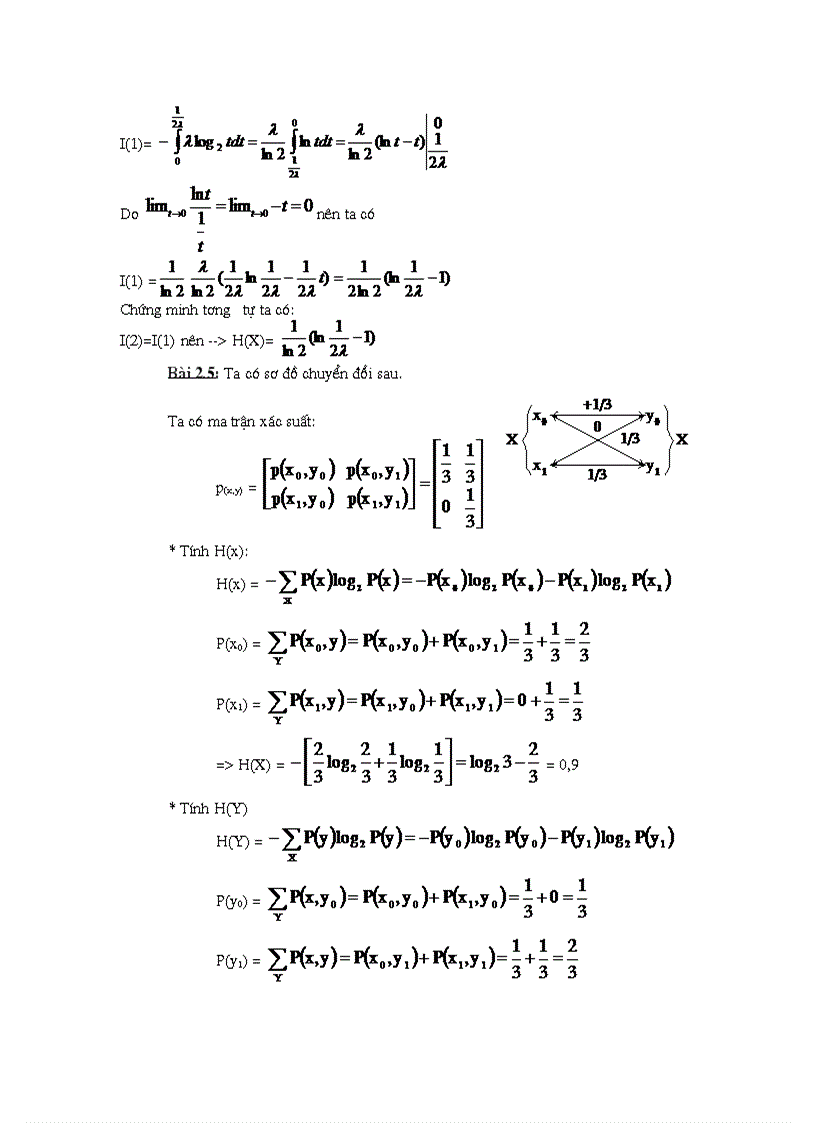 image for page Một số bài tập lí thuyết truyền thông 1