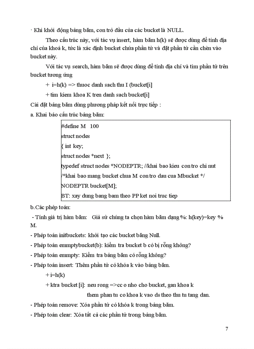 image for page Bảng băm hash table