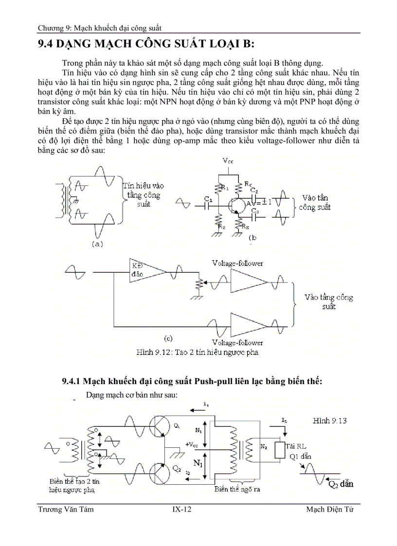 image for page Mạch khuếch ðại công suất