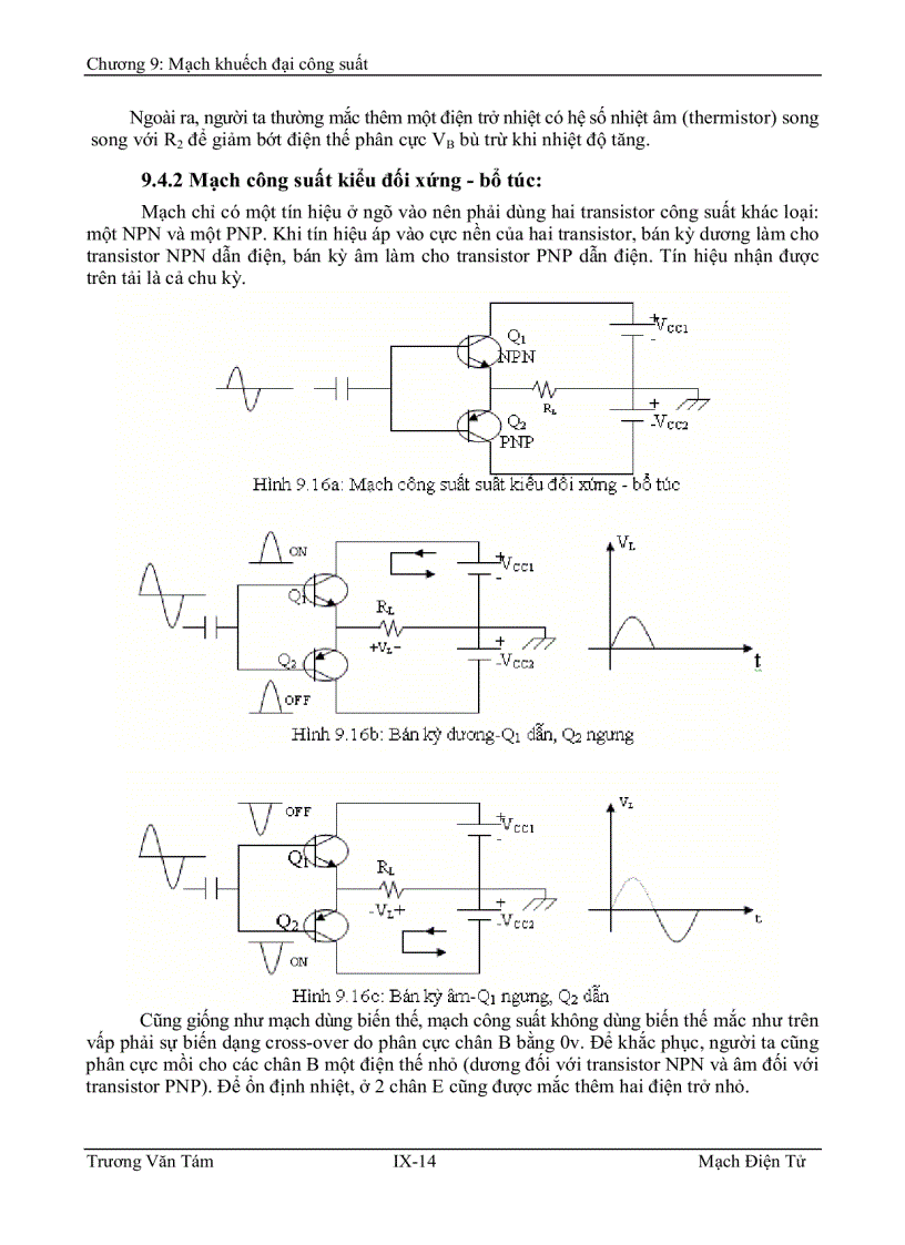 image for page Mạch khuếch ðại công suất