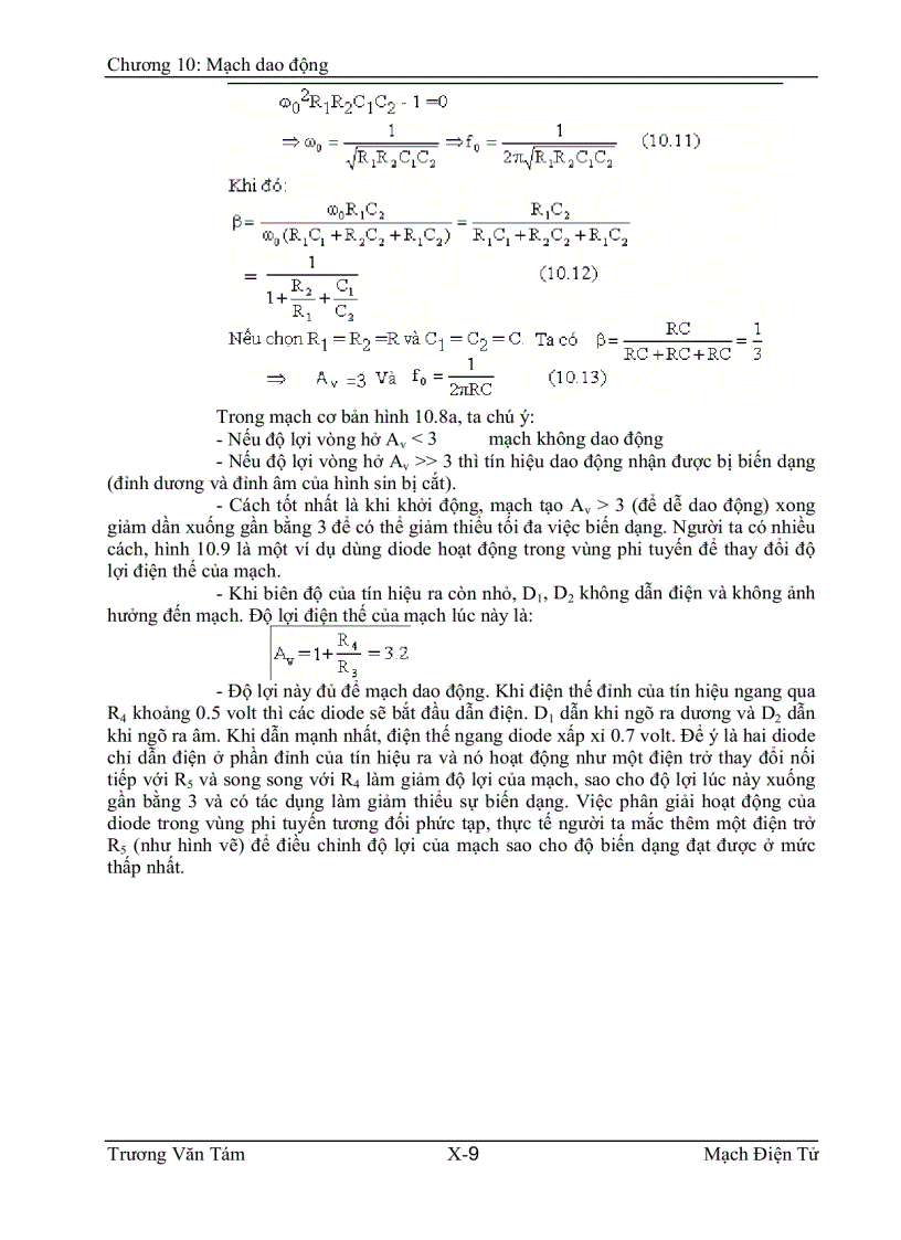 image for page MẠCH DAO ÐỘNG Oscillators