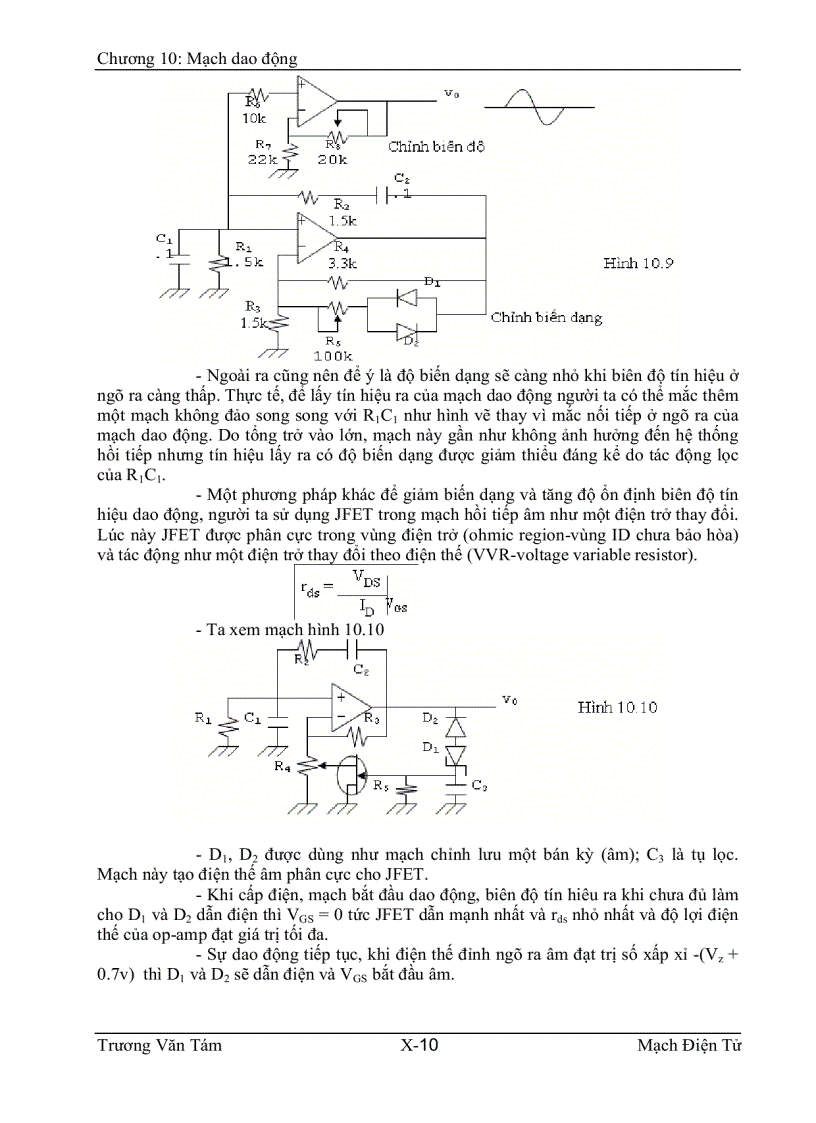 image for page MẠCH DAO ÐỘNG Oscillators