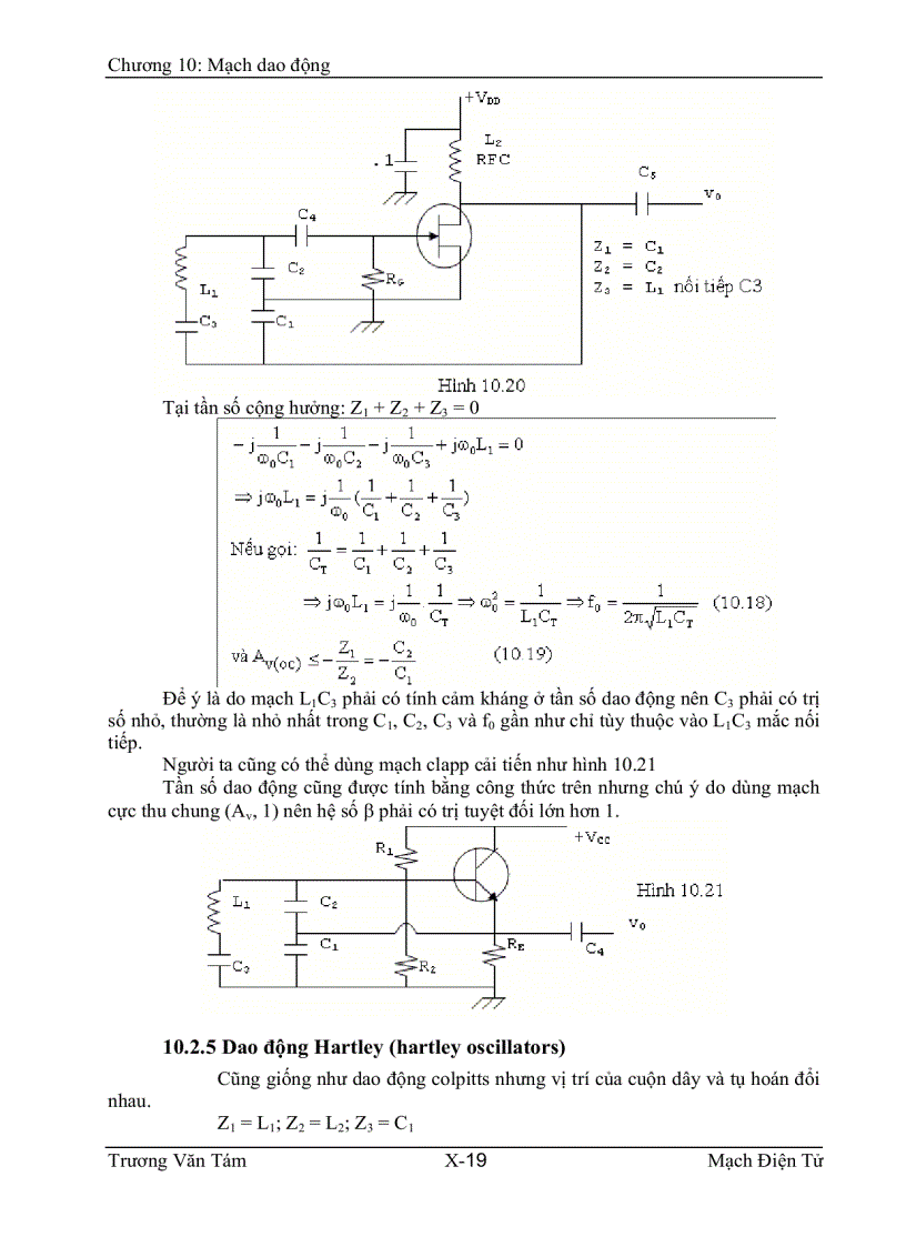 image for page MẠCH DAO ÐỘNG Oscillators