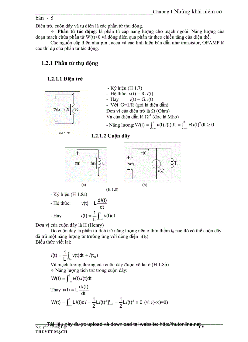 image for page Khái niệm cơ bản về mạch điện