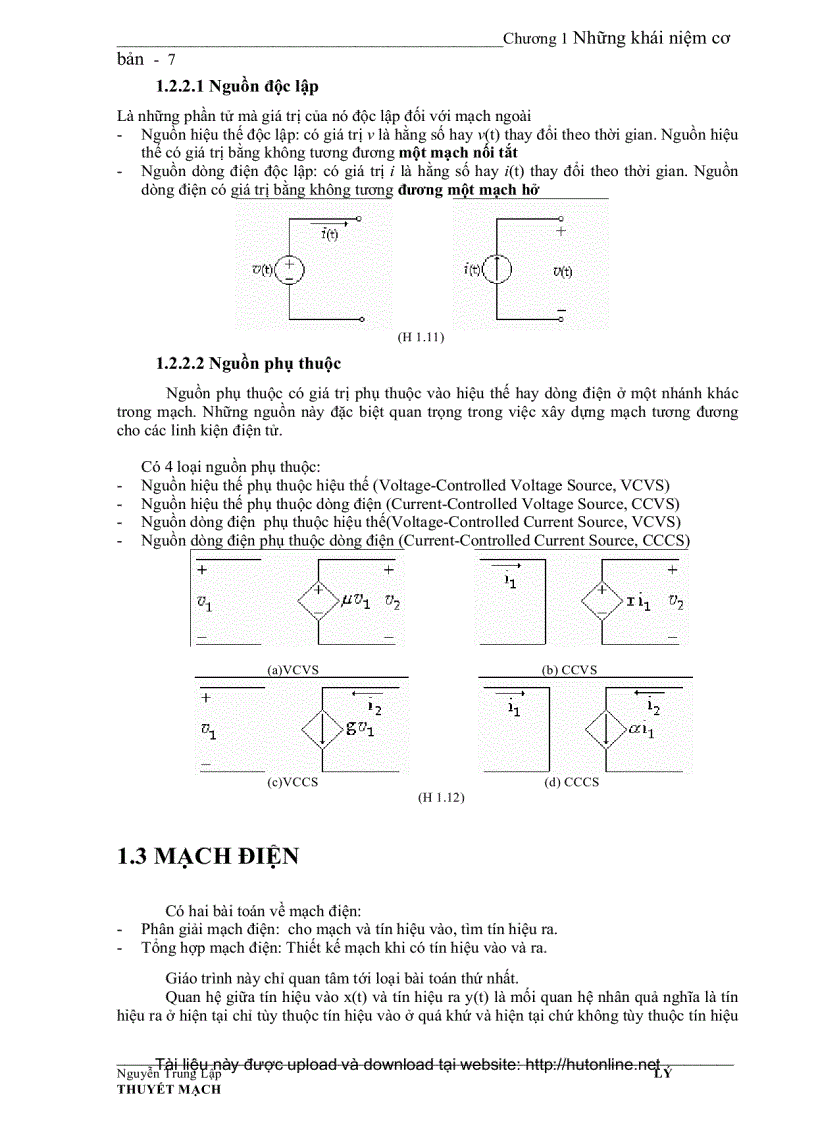 image for page Khái niệm cơ bản về mạch điện