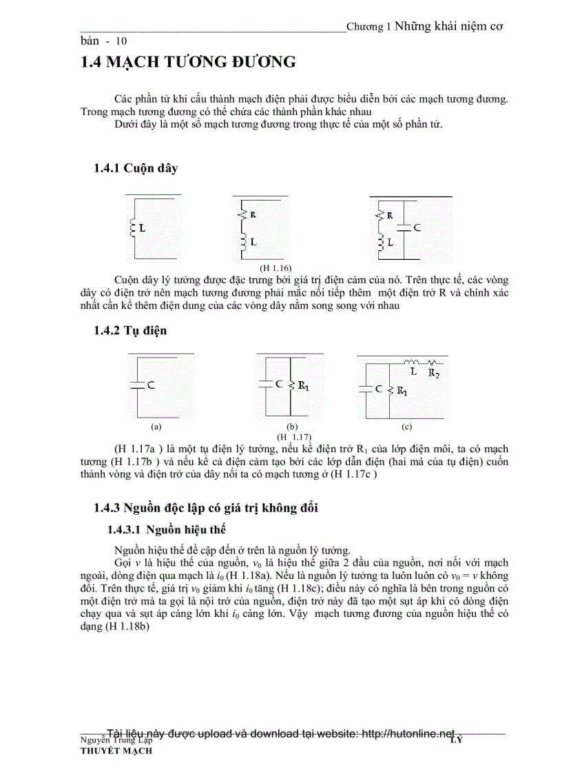 image for page Khái niệm cơ bản về mạch điện