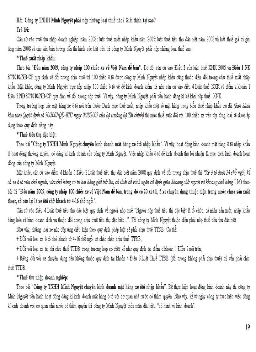 image for page Đề cương ôn tập môn Luật tài chính k34 đại học luật hà nội