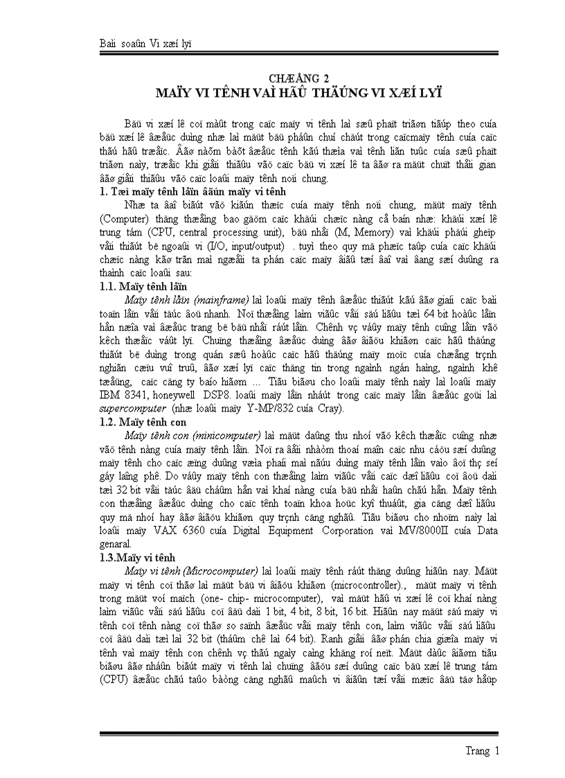 image for page Máy vi tính và hệ thống vi xử lý