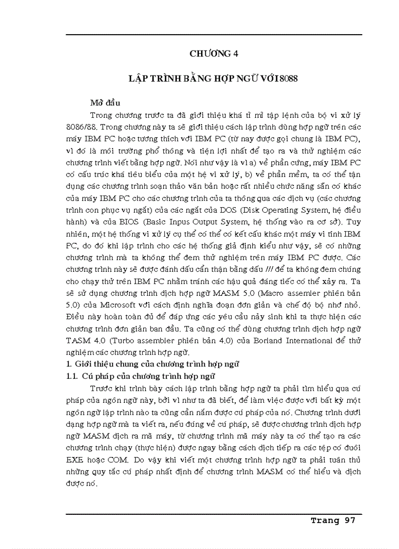 image for page Lập trình bằng hợp ngữ với 8088