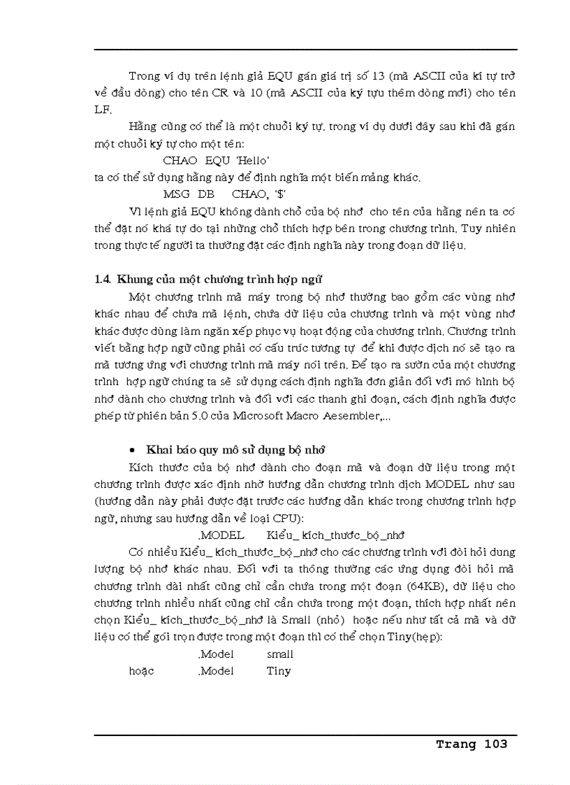 image for page Lập trình bằng hợp ngữ với 8088