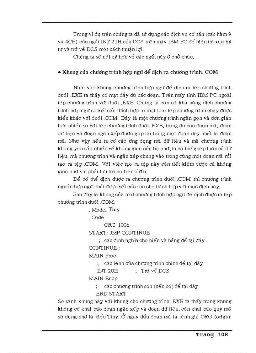 image for page Lập trình bằng hợp ngữ với 8088