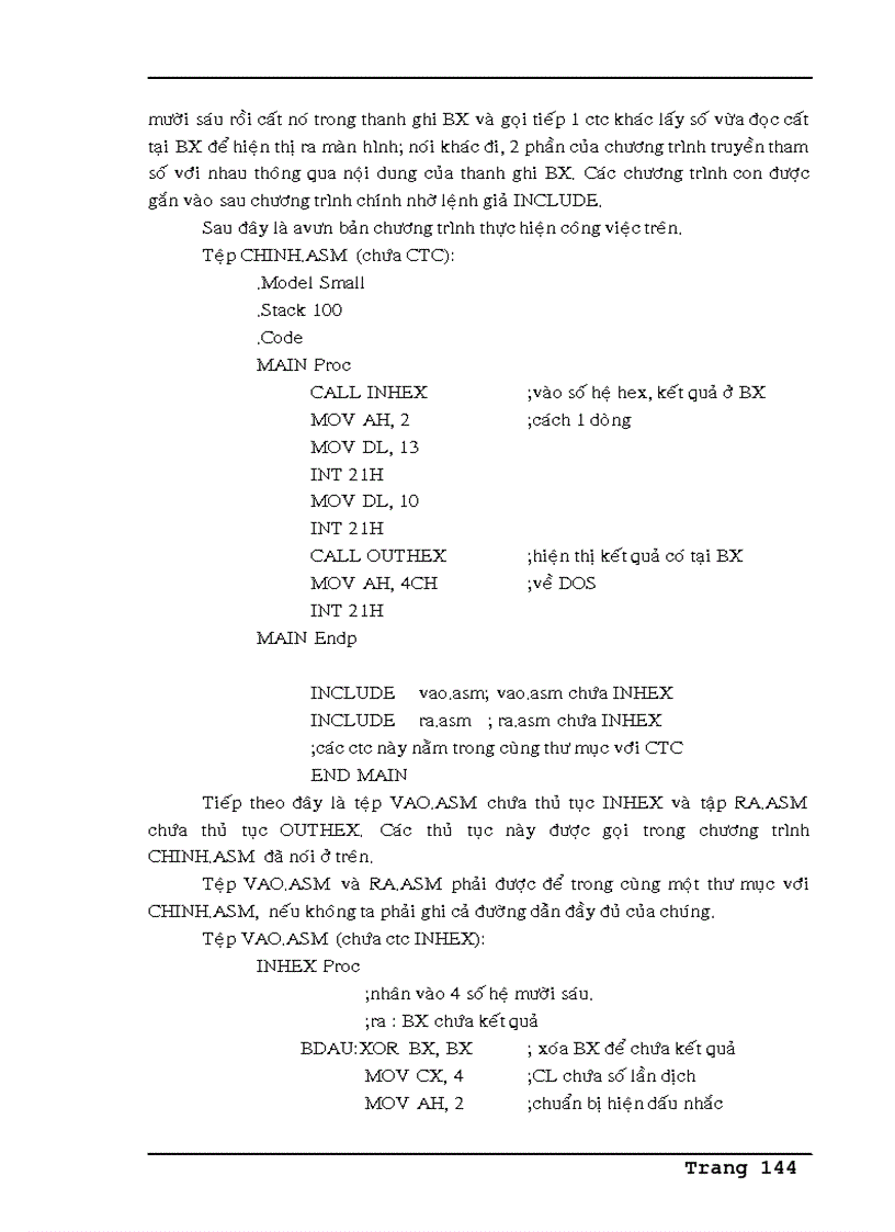 image for page Lập trình bằng hợp ngữ với 8088