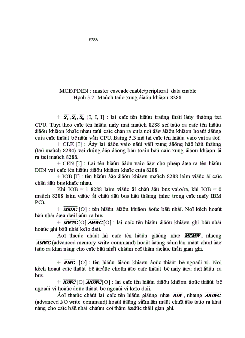 image for page Ghép 8088 với bộ nhớ và tổ chức vào ra dữ liệu