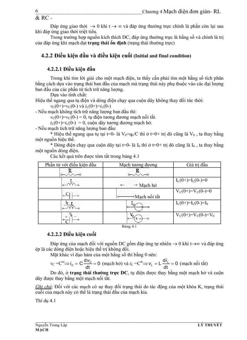 image for page Mạch điện đơn giản Rl và rc