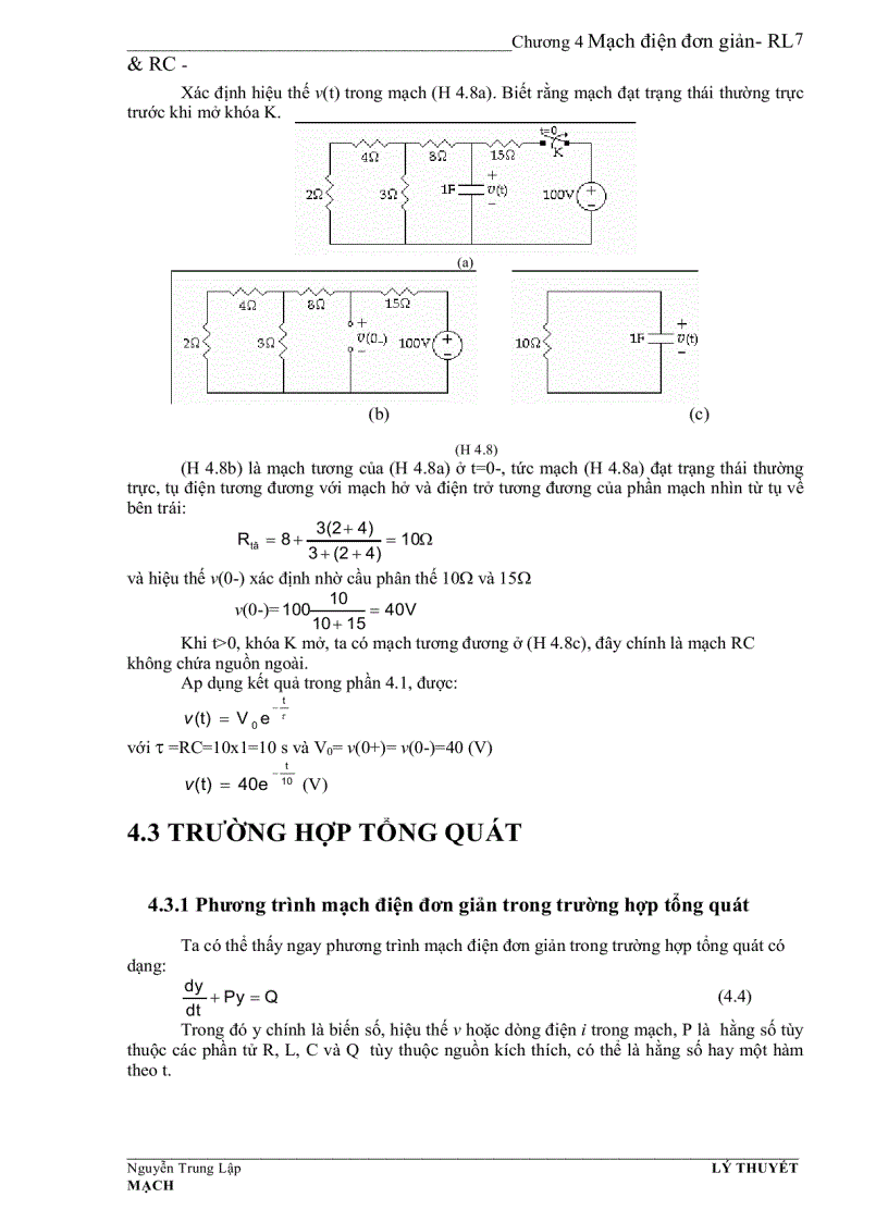 image for page Mạch điện đơn giản Rl và rc
