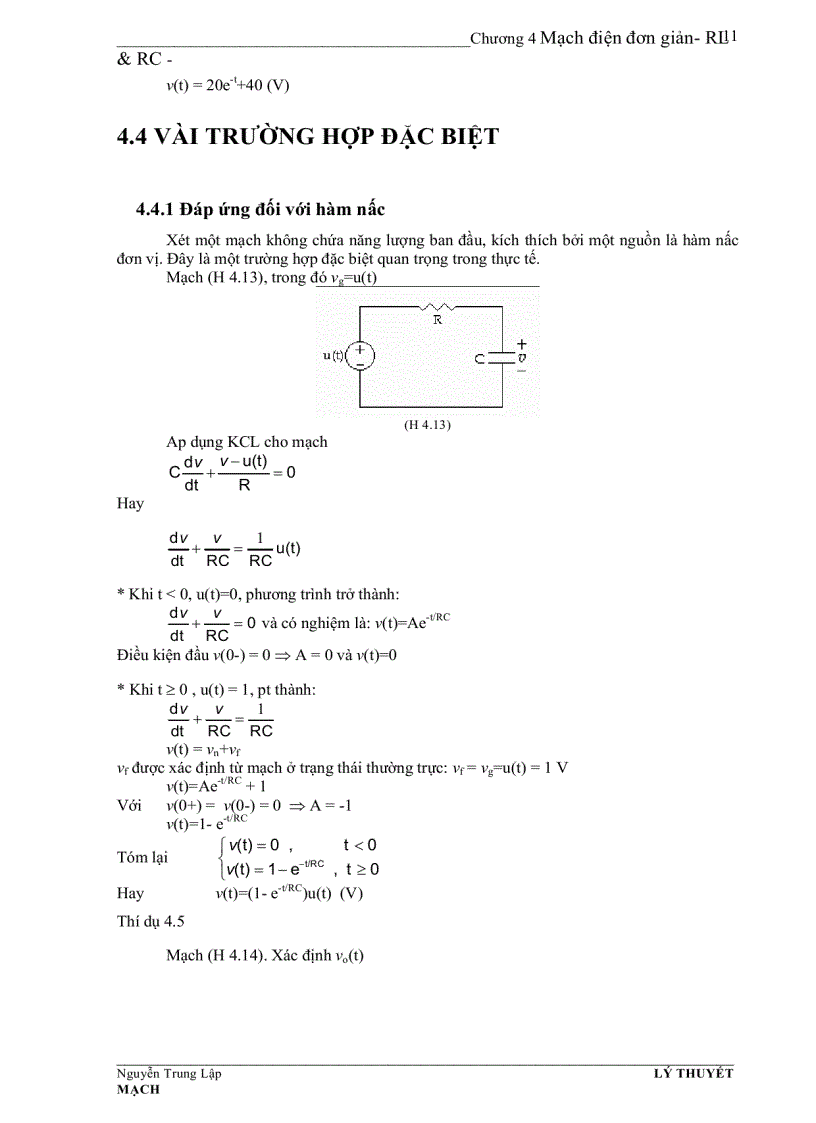 image for page Mạch điện đơn giản Rl và rc