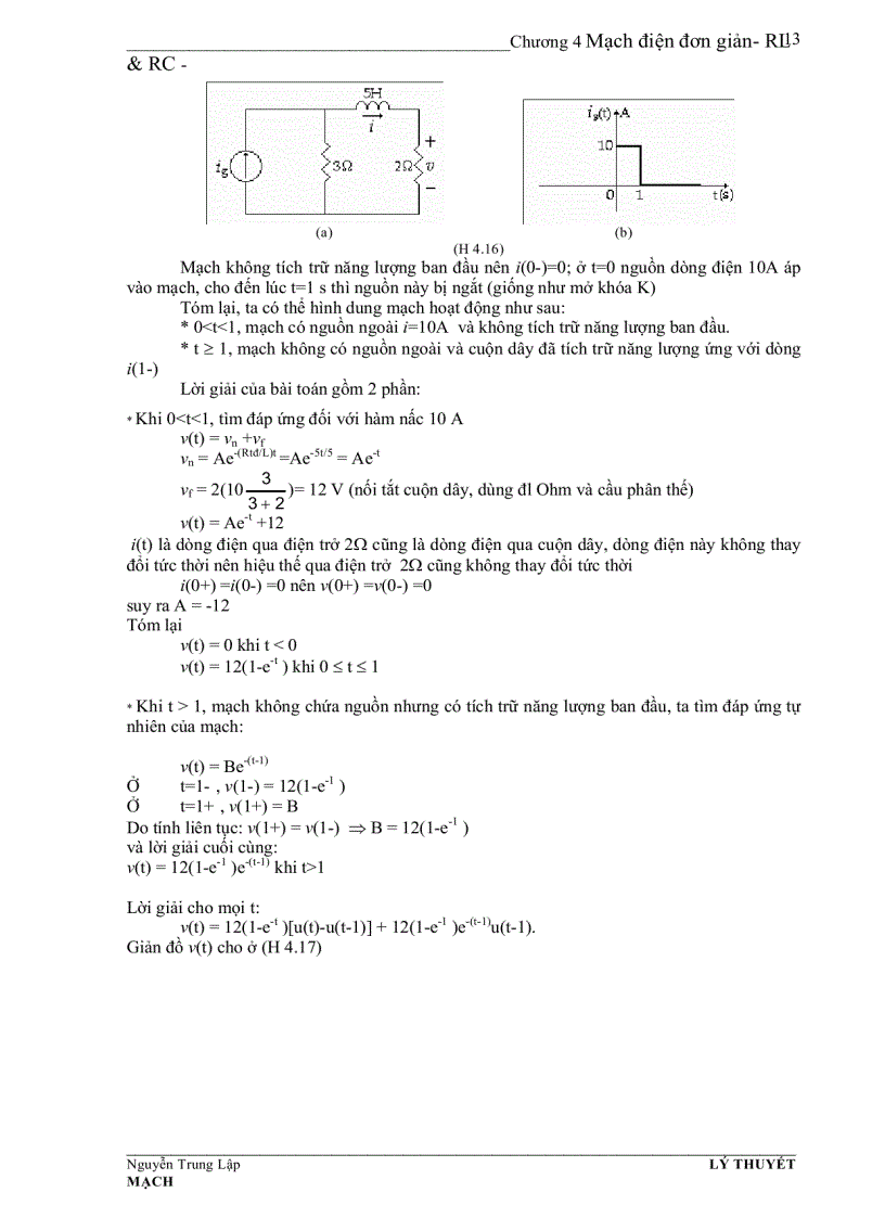 image for page Mạch điện đơn giản Rl và rc