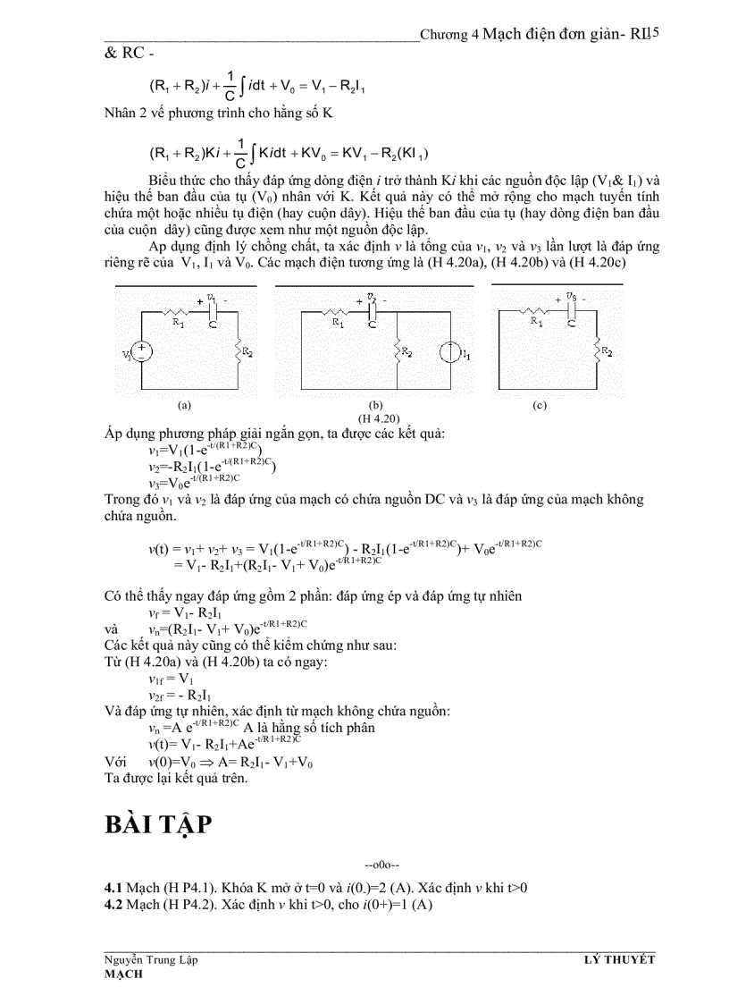 image for page Mạch điện đơn giản Rl và rc