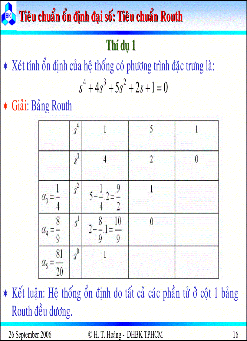 image for page Khảo sát tính ổn định của hệ thống