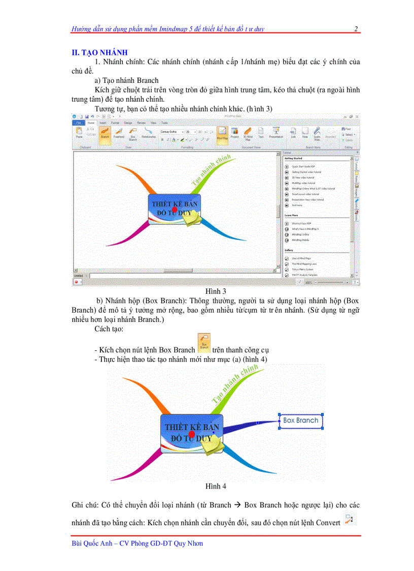 image for page Hướng dẫn sử dụng imindmap