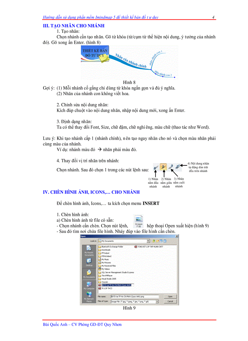 image for page Hướng dẫn sử dụng imindmap