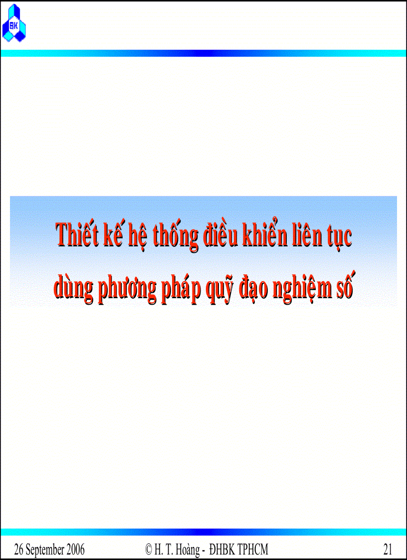 image for page Thiết kế hệ thống điều khiển liên tục