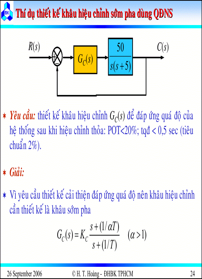 image for page Thiết kế hệ thống điều khiển liên tục