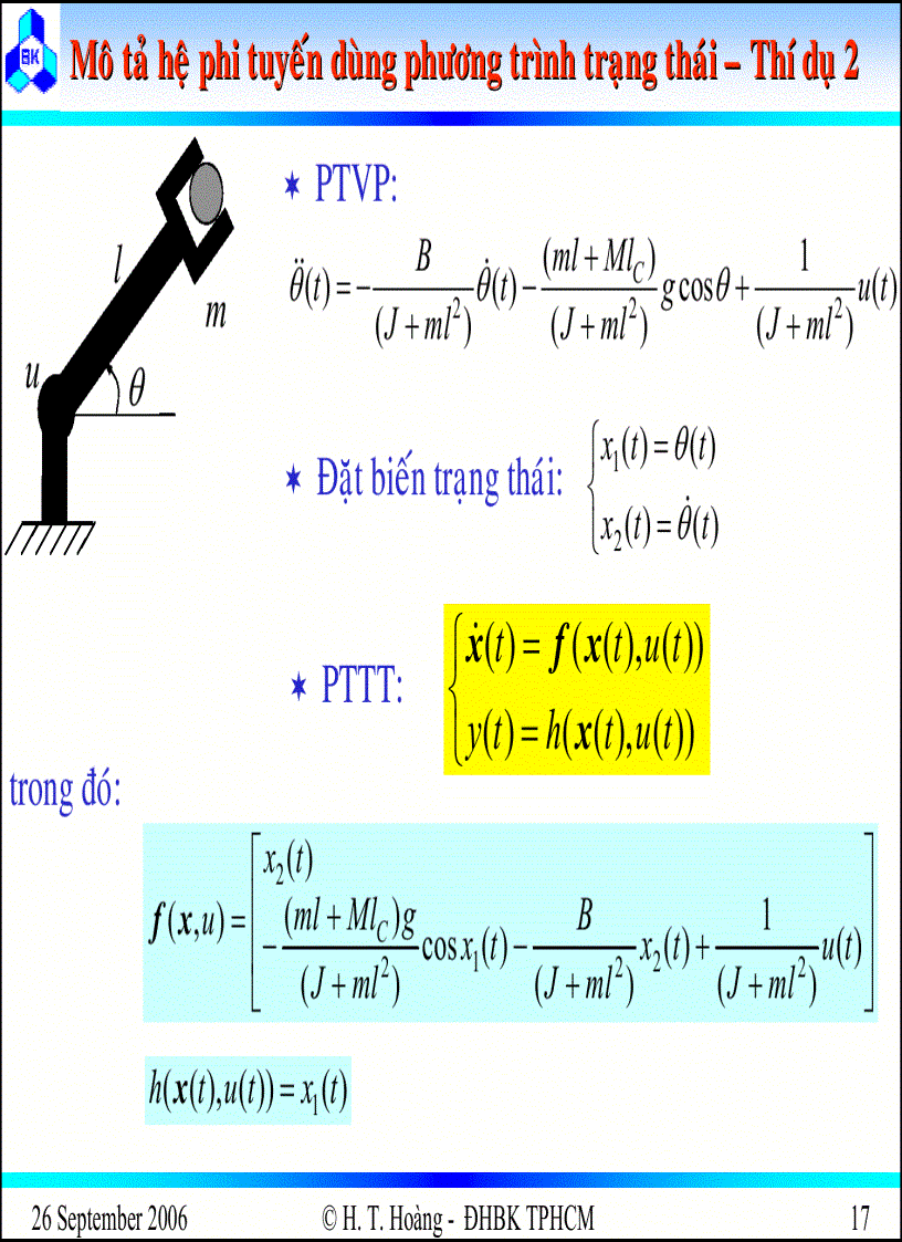 image for page Hệ thống điều khiển phi tuyến