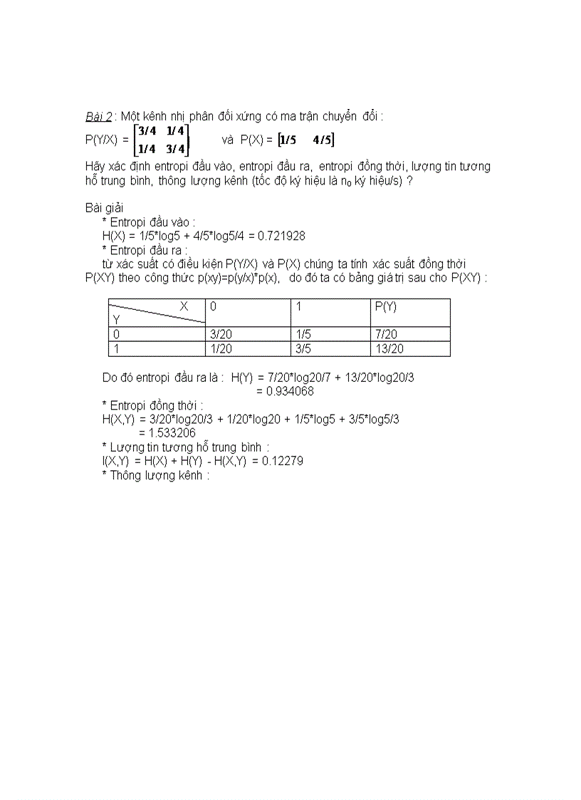 image for page Hướng dẫn giải một số bài tập truyền tin