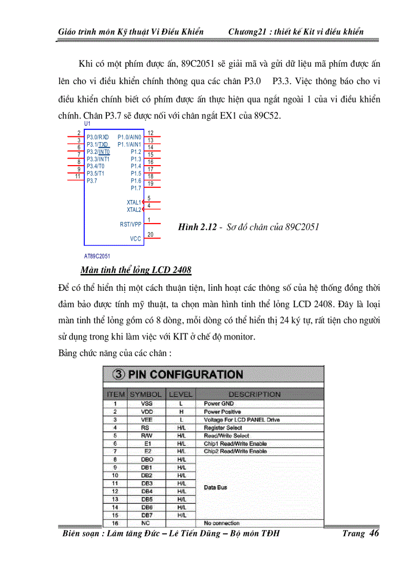 image for page Thiết kế KIT vi điều khiển