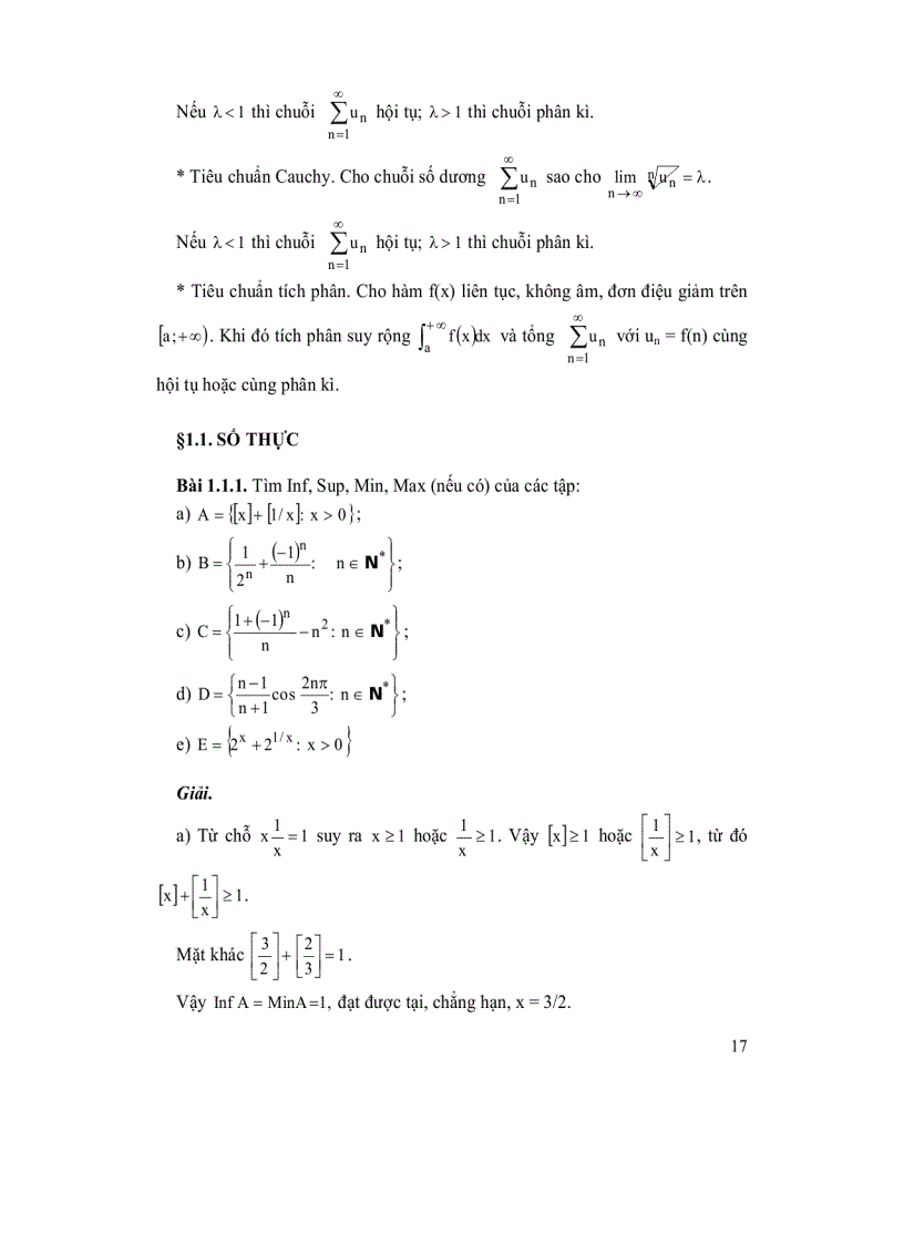 image for page Những bài toán giải tích chon lọc