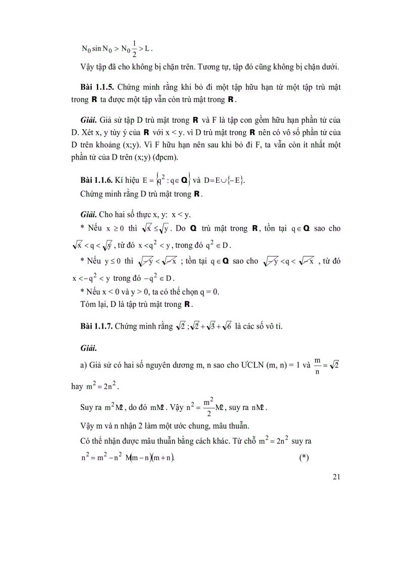 image for page Những bài toán giải tích chon lọc