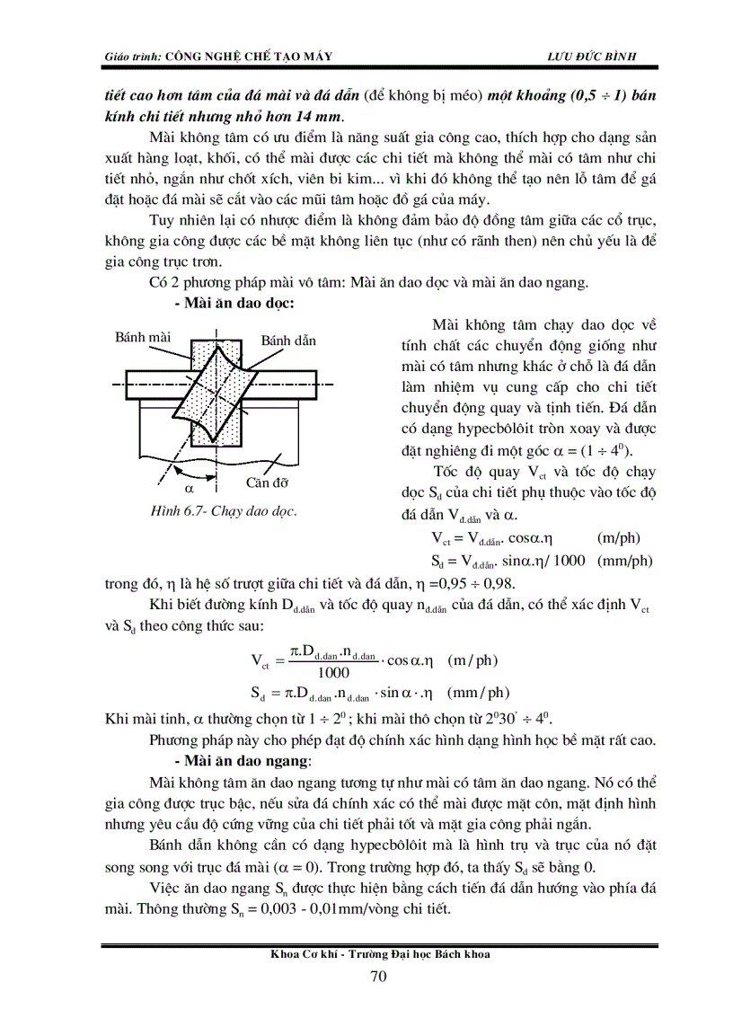 image for page Giáo Trình Công Nghệ Chế Tạo Máy Lưu Đức Bình 1