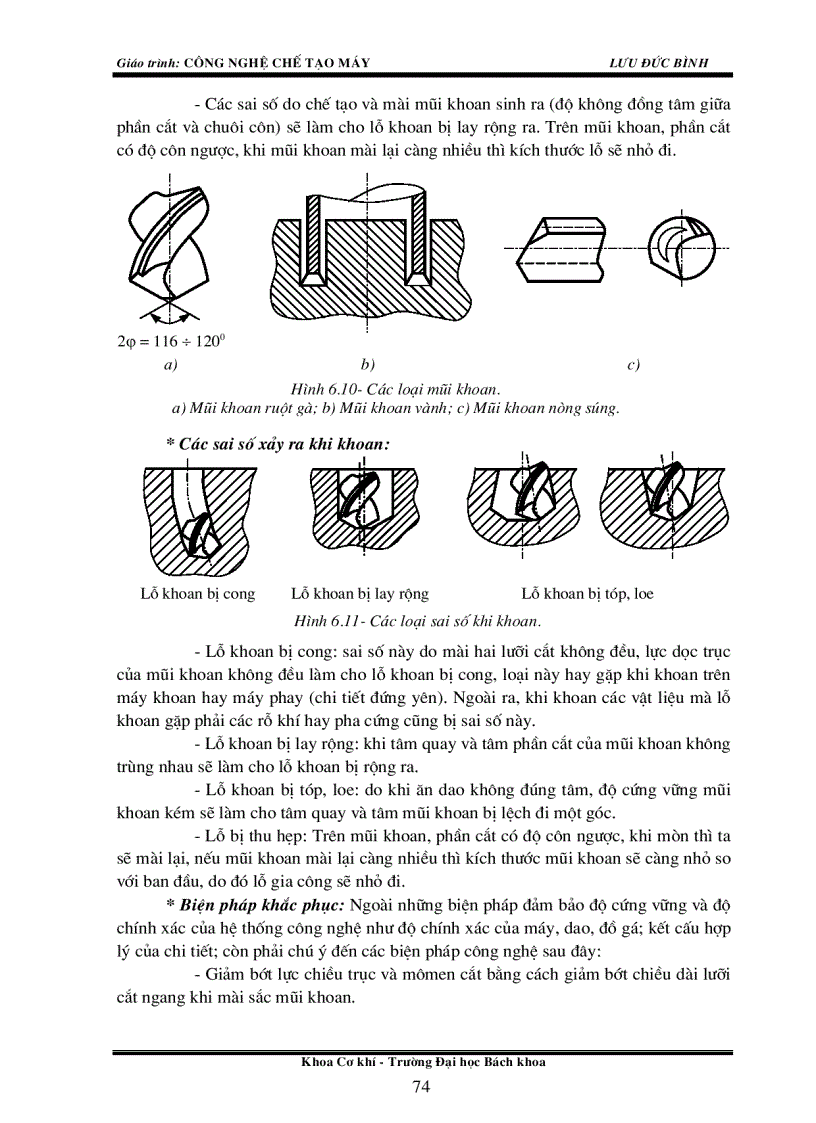 image for page Giáo Trình Công Nghệ Chế Tạo Máy Lưu Đức Bình 1
