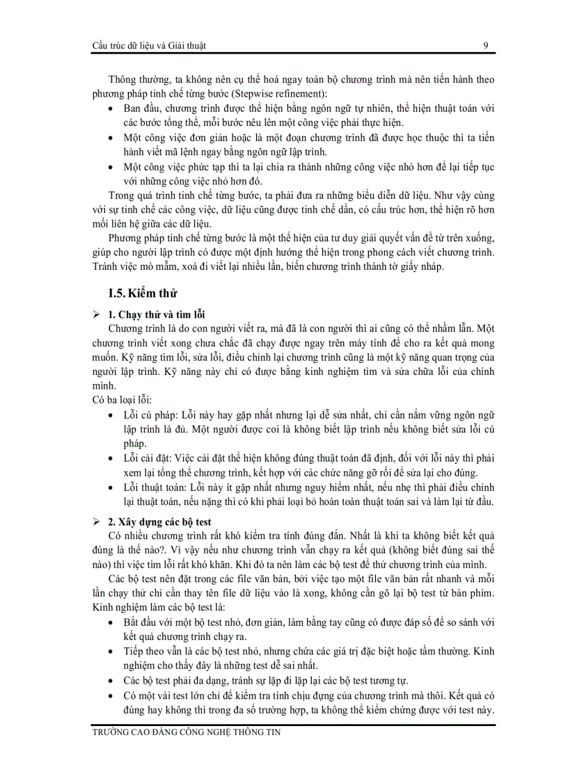 image for page Bài giảng cấu trúc dữ liệu và giải thuật