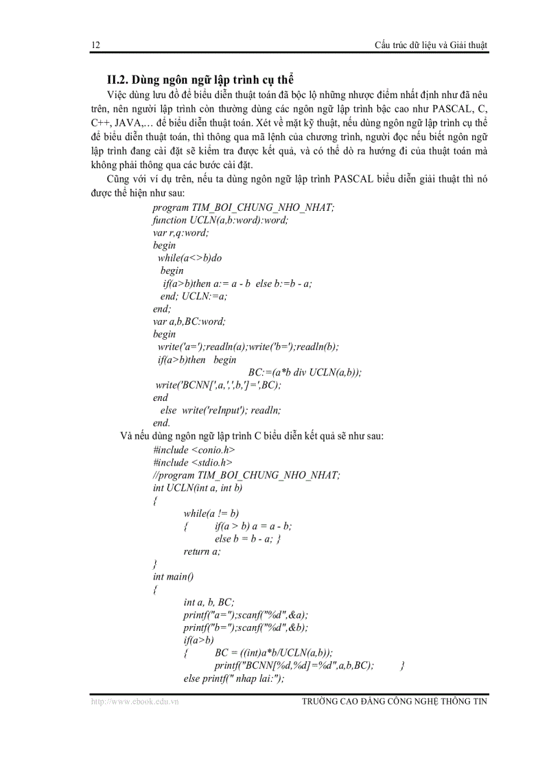 image for page Bài giảng cấu trúc dữ liệu và giải thuật