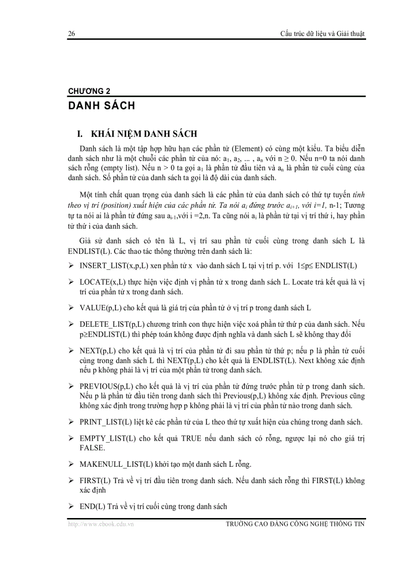 image for page Bài giảng cấu trúc dữ liệu và giải thuật