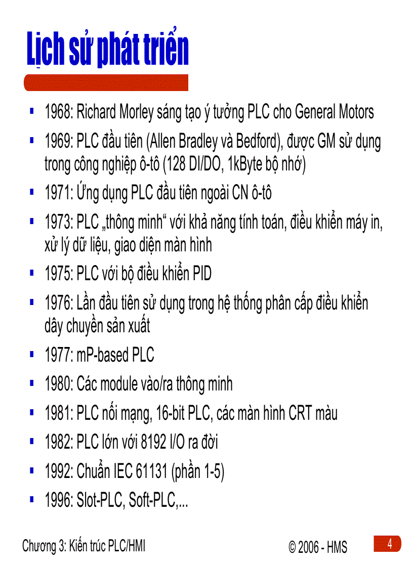 image for page Kiến trúc PLC HMI trong hệ thống điều khiển phân tán