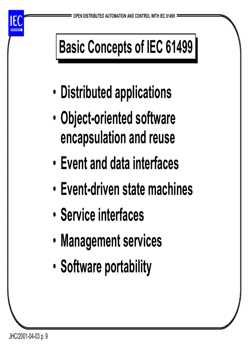 image for page Open distributed automation and control with iec 61499
