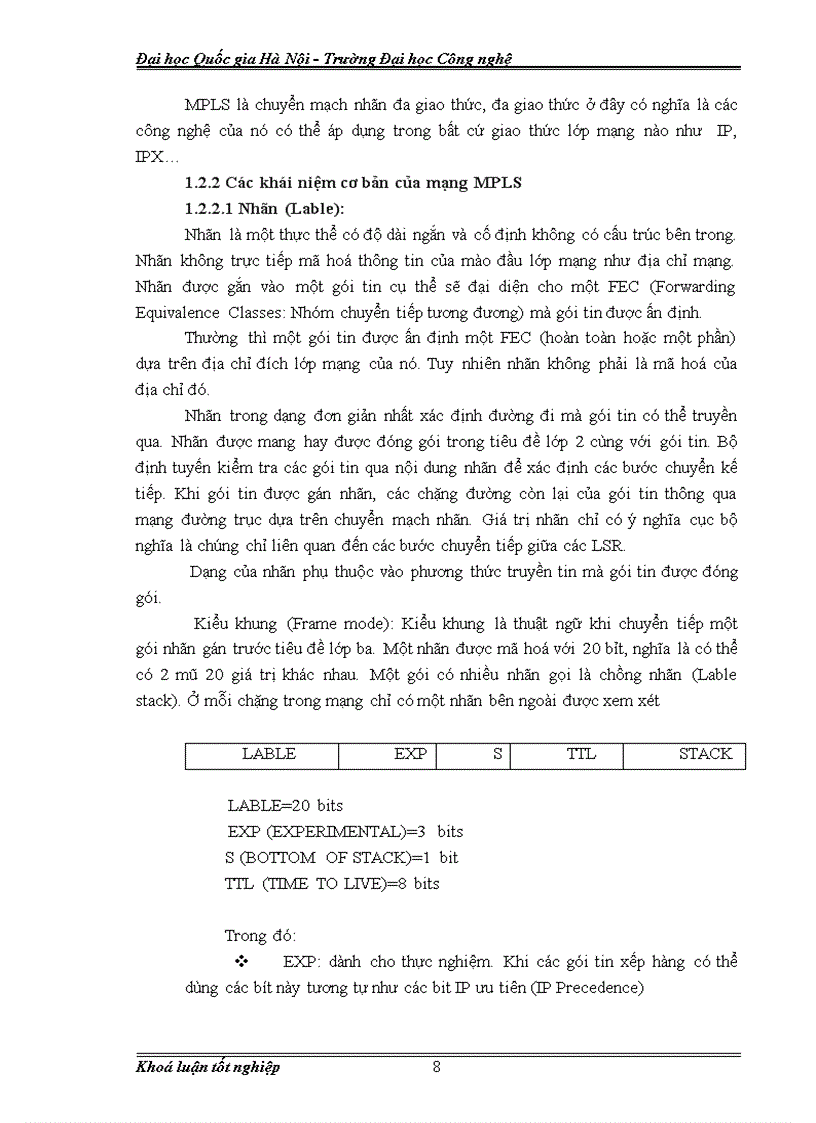 image for page Ứng dụng MPLS trong hệ thống mạng quang