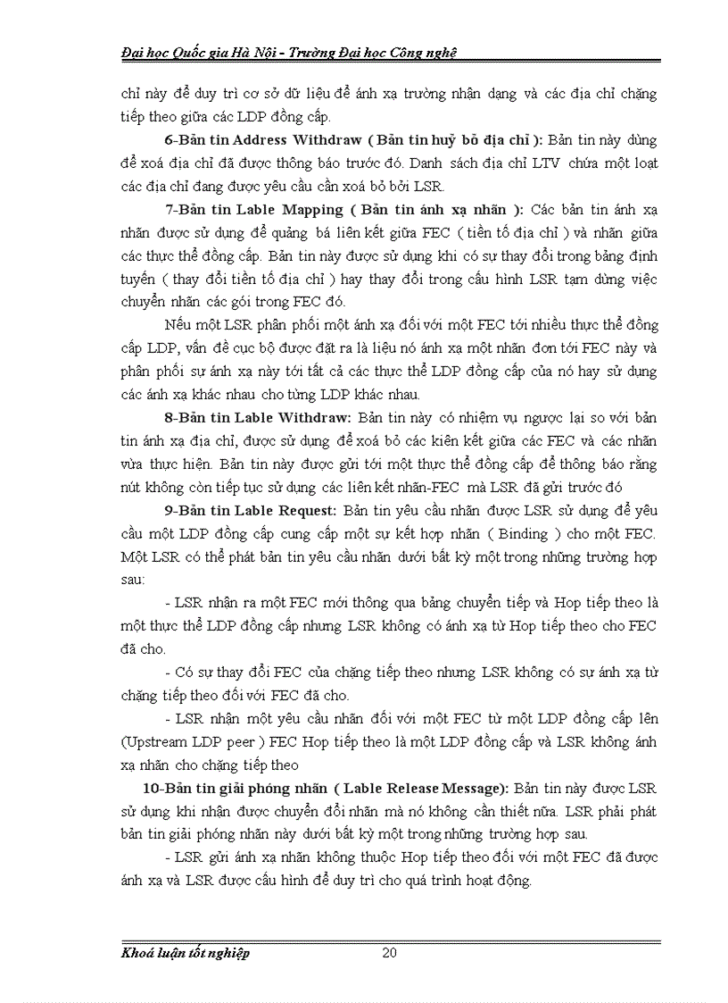 image for page Ứng dụng MPLS trong hệ thống mạng quang